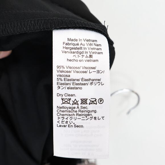 J.Crew Lower Rise Essential Wide Leg Pant City Twill Black Size 14 NWT - Picture 9 of 9